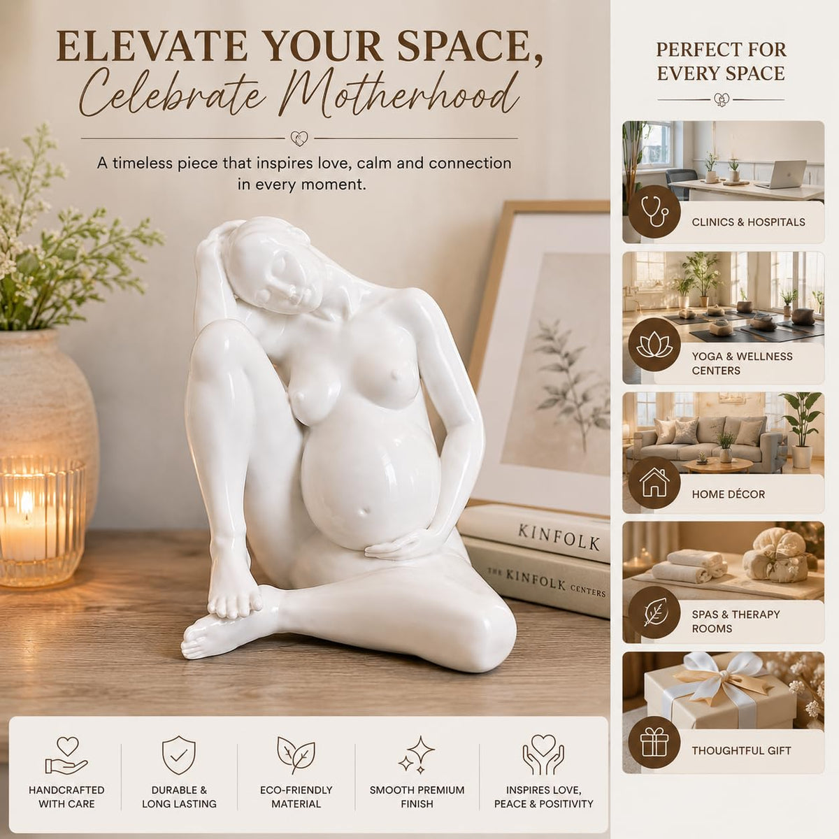 Motherhood Serenity – Symbol of Love & New Beginnings
