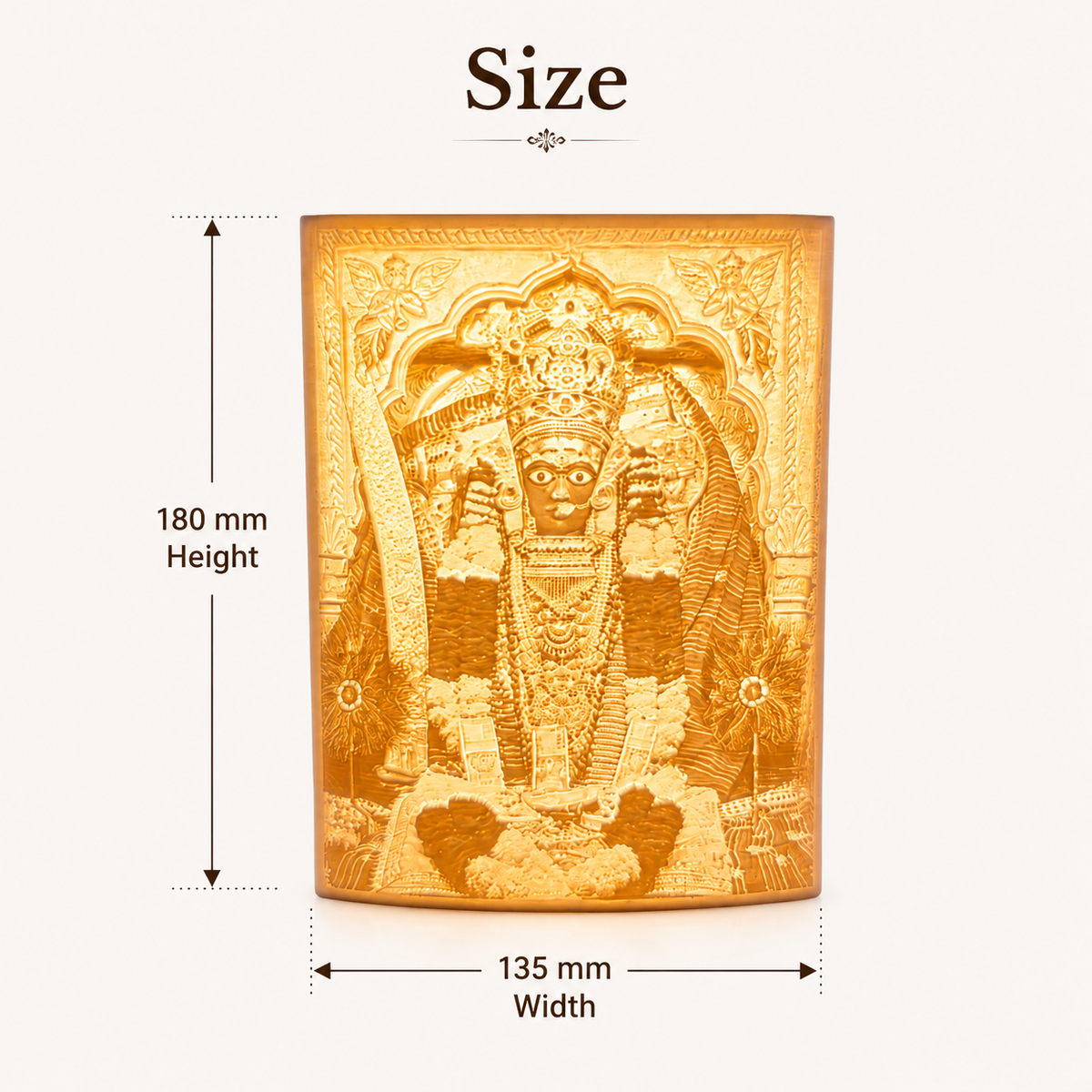Mata Ashapura Premium Lithophane Lamp - Spiritual Decor