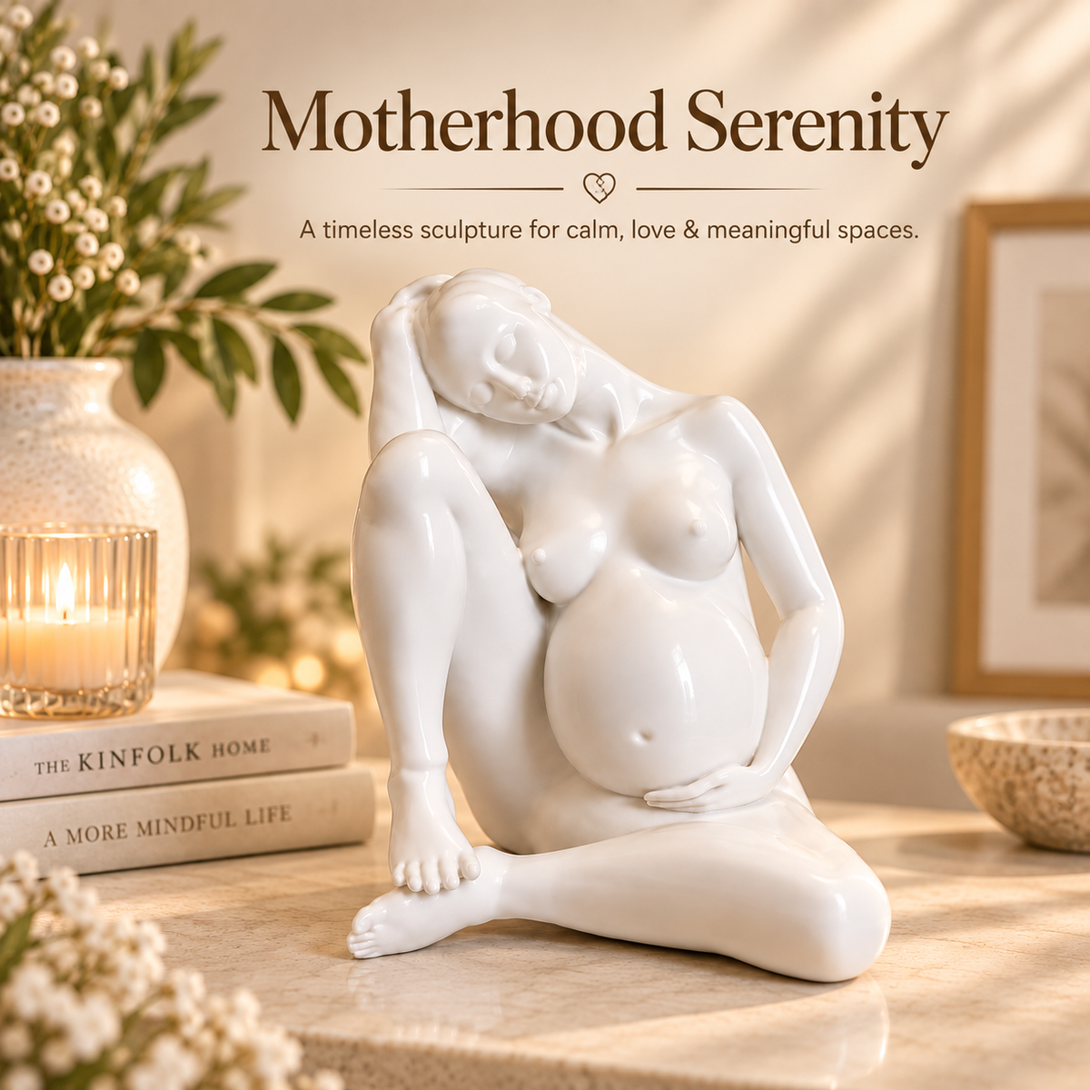 Motherhood Serenity – Symbol of Love & New Beginnings
